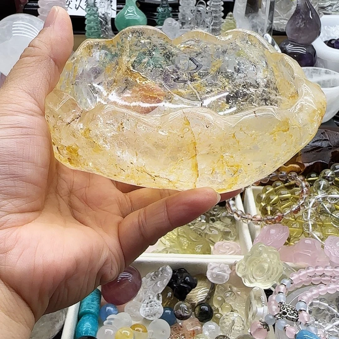 大***雷未镶嵌车挂水晶摆件