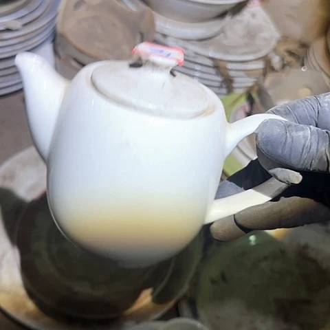 瓷片国营厂库存微瑕盖子晃