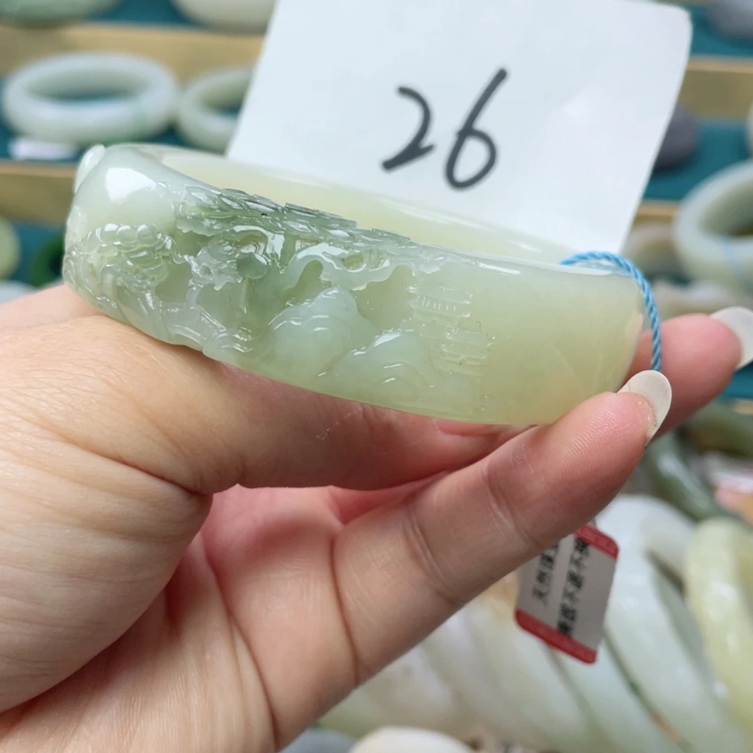 未镶嵌手镯和田玉圈口58