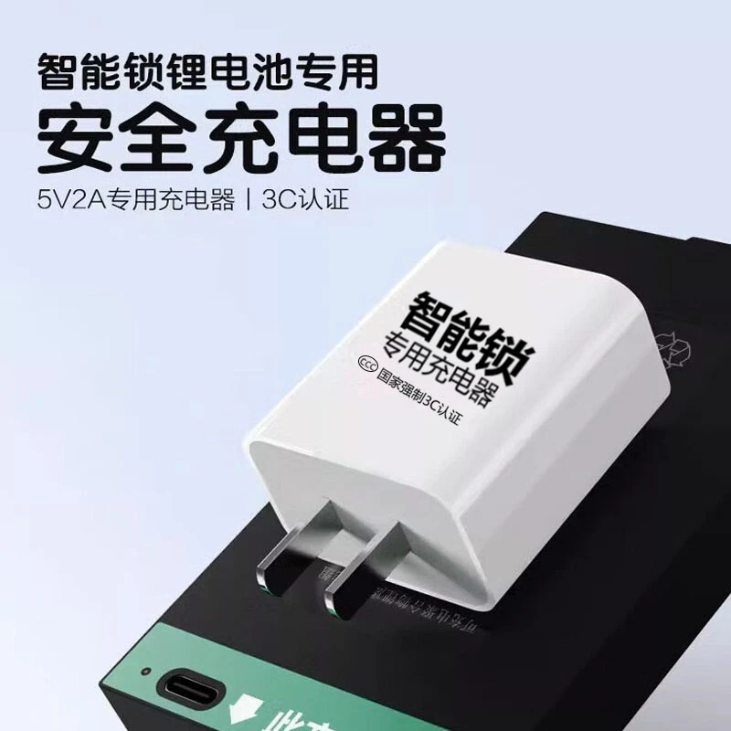 5V2A标准3CCC慢充安卓充电器智能锁锂电池充电配件TZ68-BCA华宝通