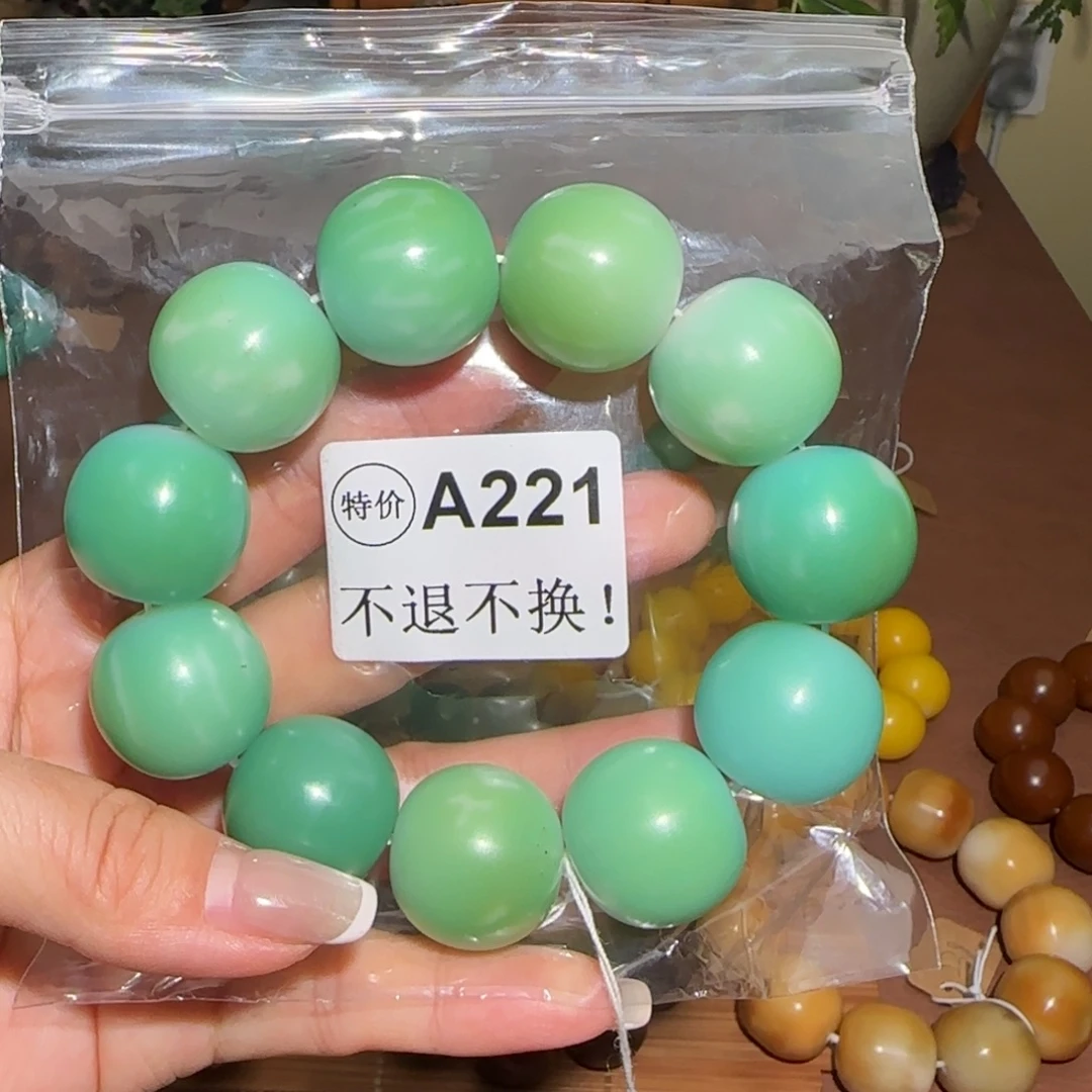 菩提根/象牙果手串A221大瑕不退不换