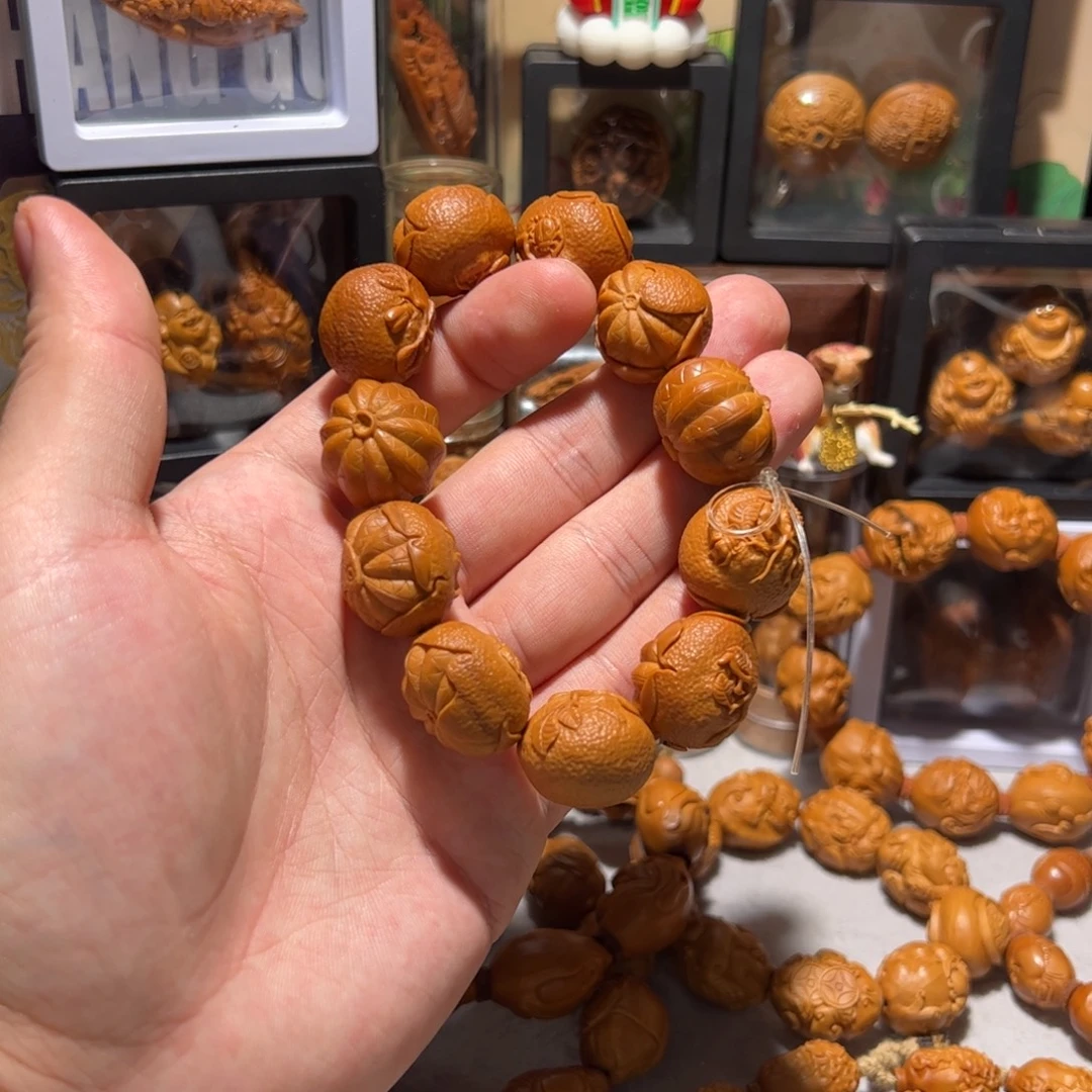 月***川手串/手链橄榄核手工橘子