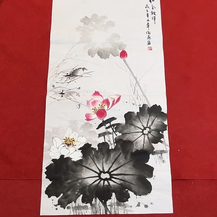 国画国画作品多次入