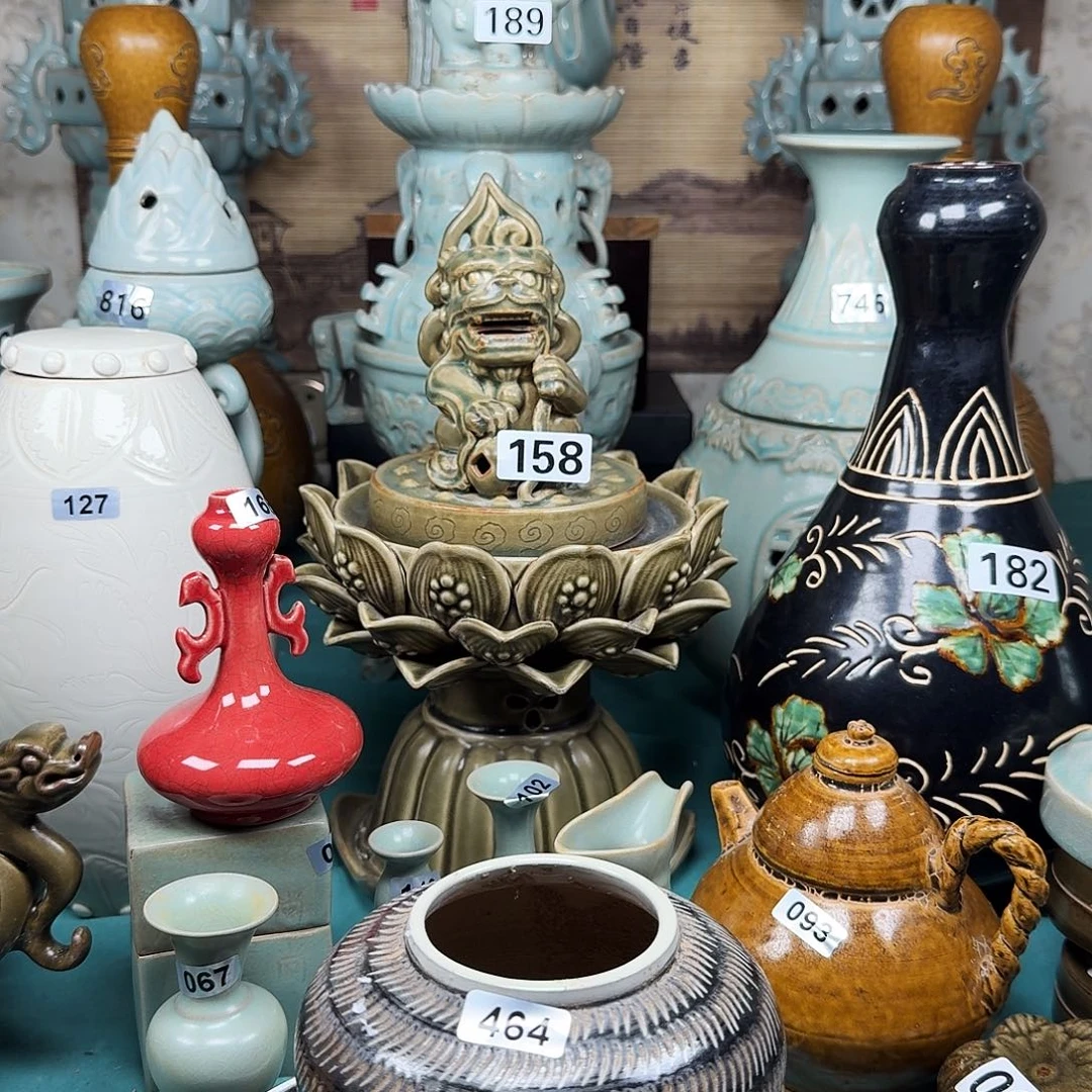 陶摆件磁州窑罐哈哈哈哈哈