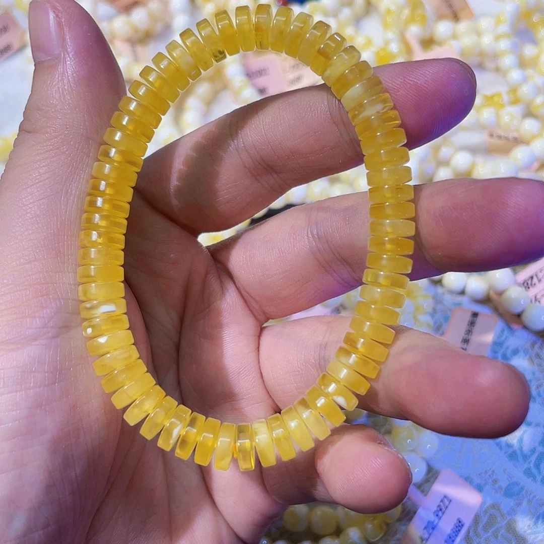 蜜蜡未镶嵌手串8mmmmmm