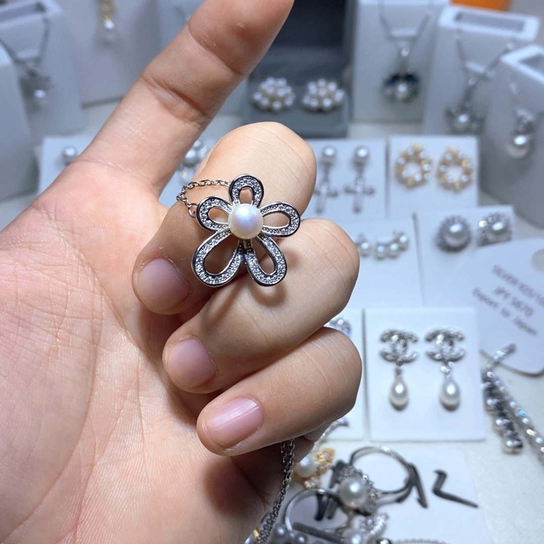 未镶嵌耳饰淡水珍珠