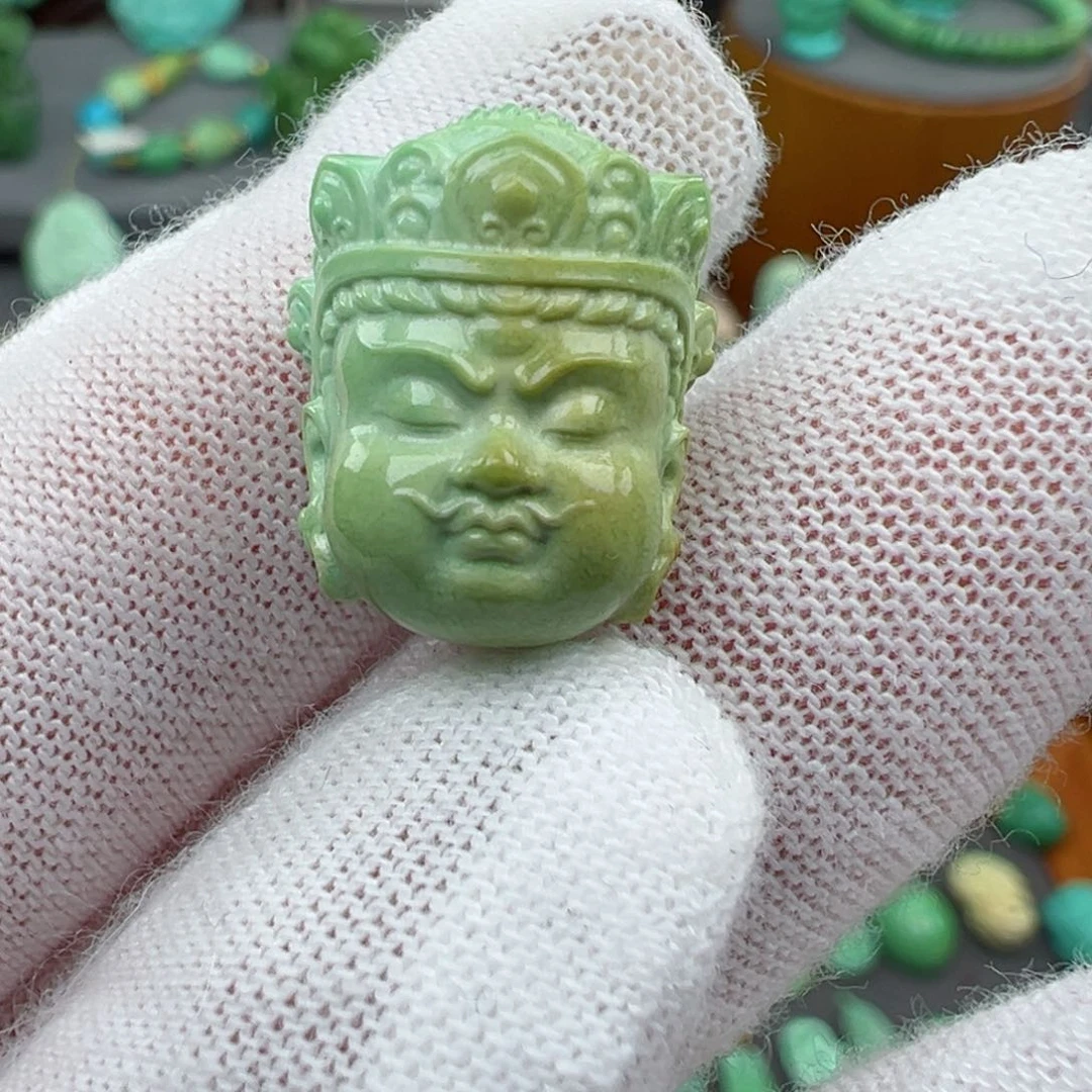 绿松石菜籽黄绿松石Ｚ未镶嵌