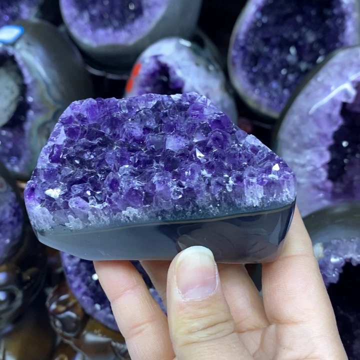 紫晶摆件未镶嵌莹