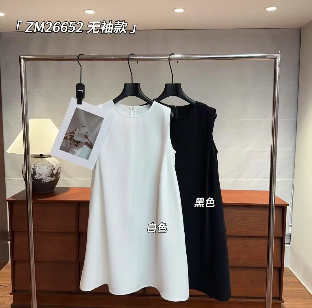 【NO退NO换】鑫燃KIKI 优雅轻奢气质显瘦无袖连衣裙 26652 ZM