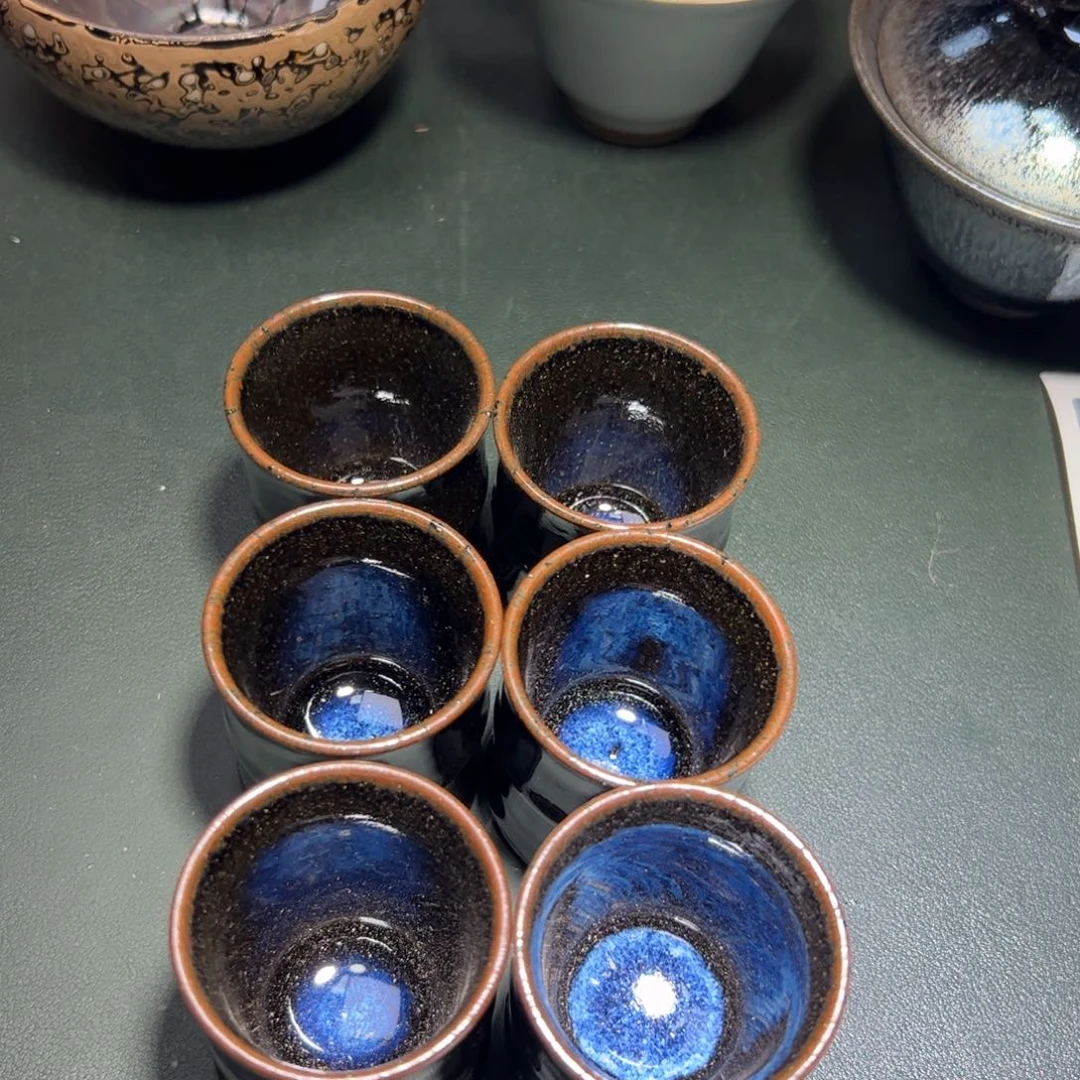 茶盏柴***机全手工原矿原釉建盏