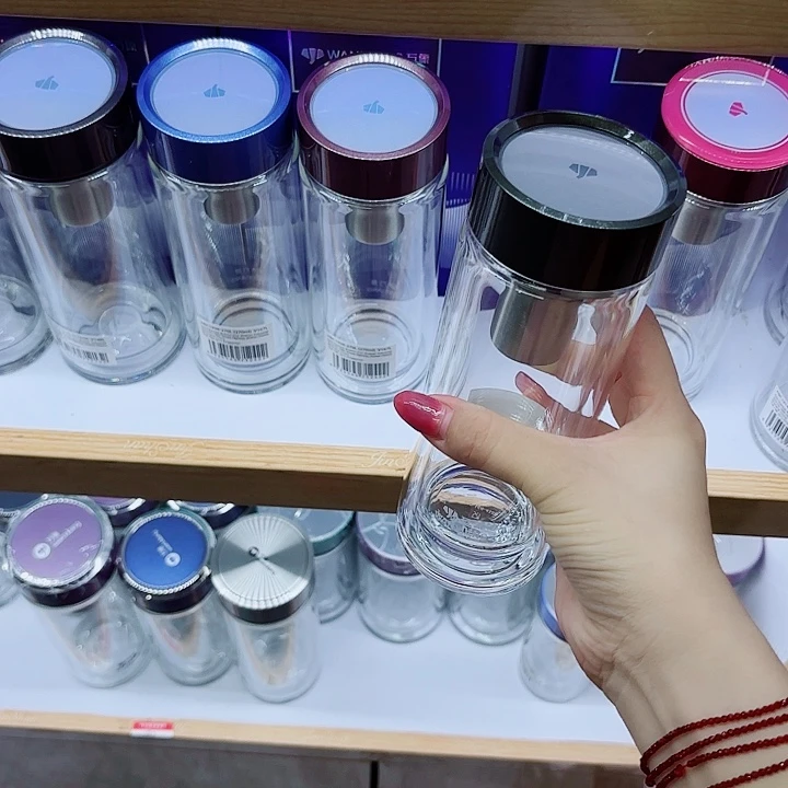 @***，万象品牌双层玻璃杯V167L-270橄榄