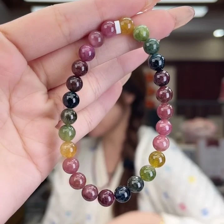 01500406碧玺/未镶嵌7mm+碧玺单圈多样性发货6