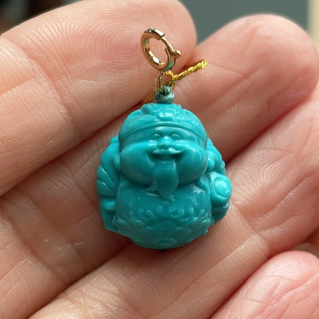绿松石未镶嵌颈饰