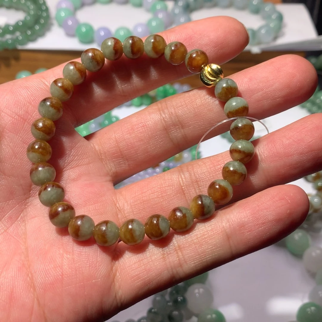 未镶嵌手链翡翠手串卡7.6