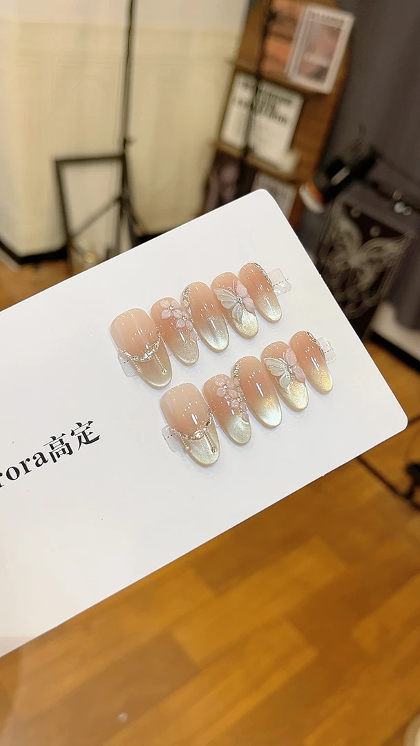 【萤火微光】雕花手绘张呼呼纯手工穿戴甲