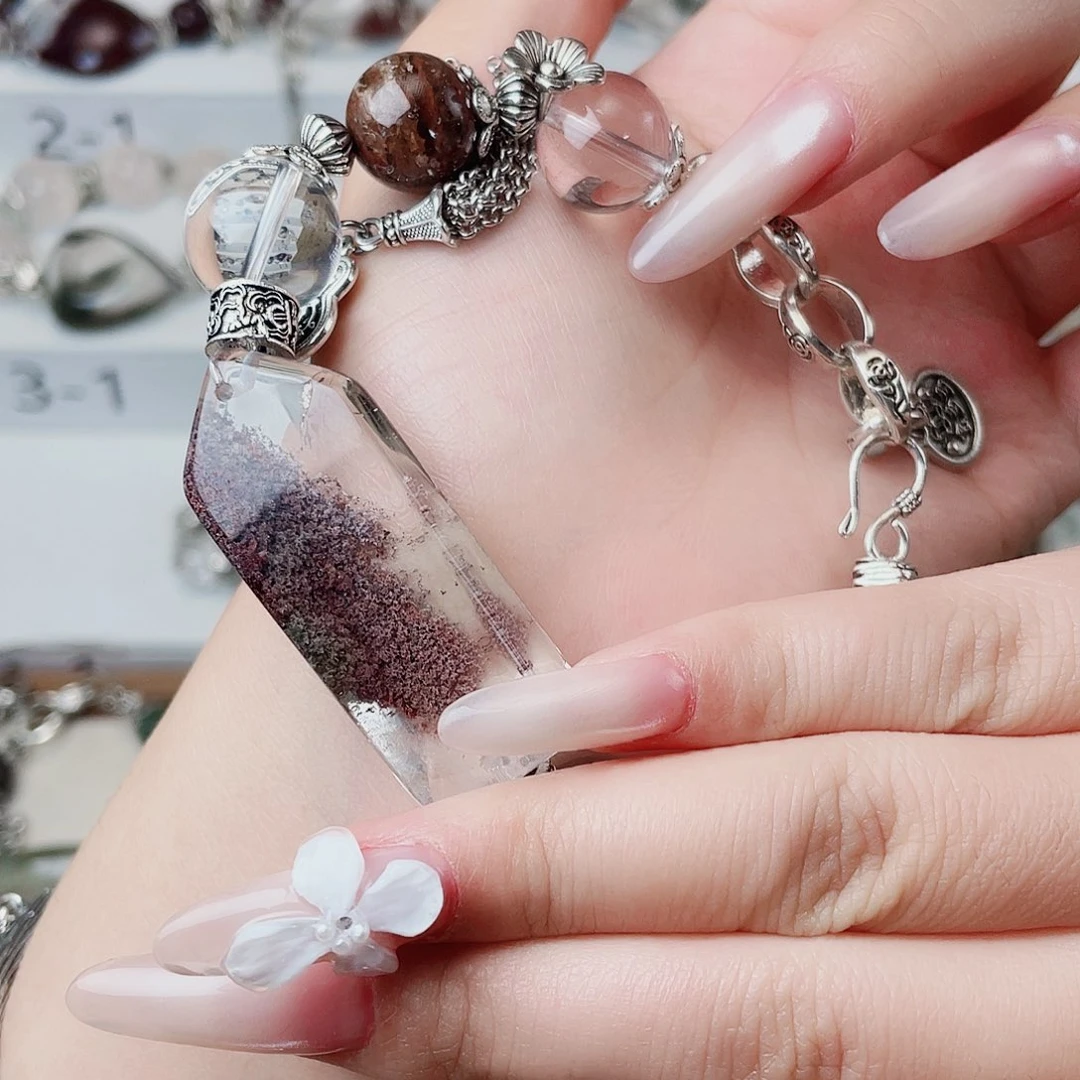 水晶手链合金青*尺寸