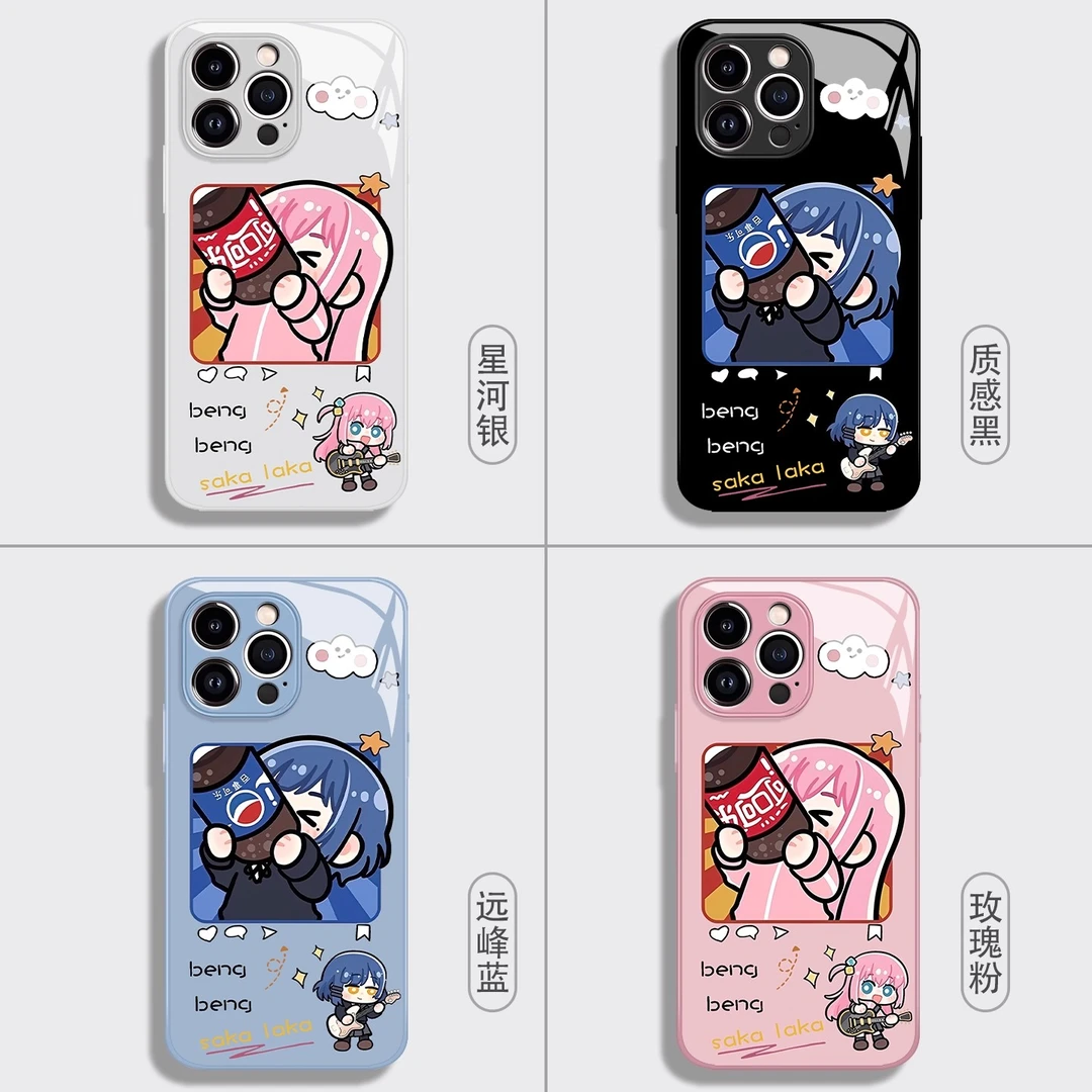 汽水孤独摇滚手机壳适用于苹果17promax山田凉16波奇酱可乐小米