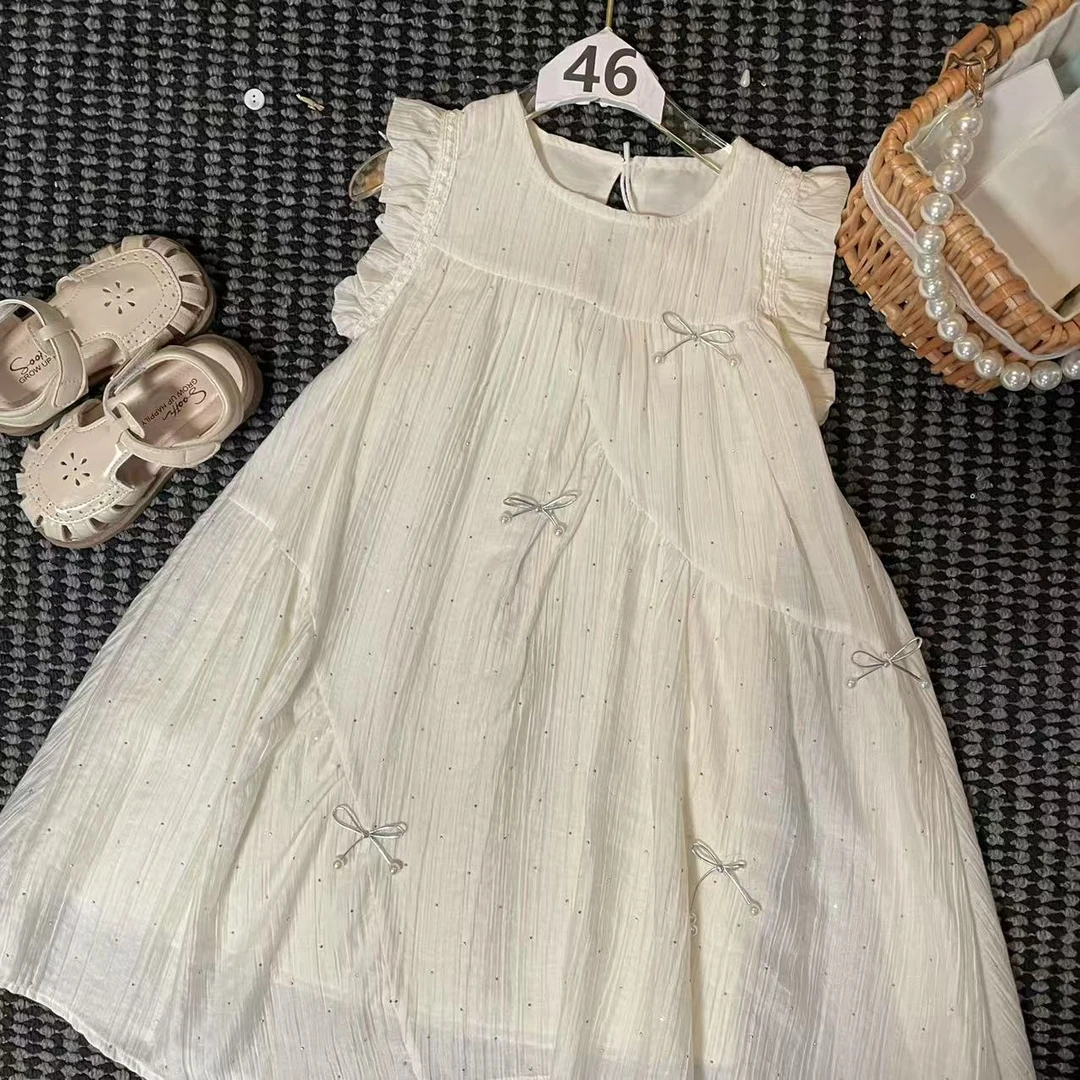 【81】-女童学院风套装夏季2025新款儿童服装卡通两件套46