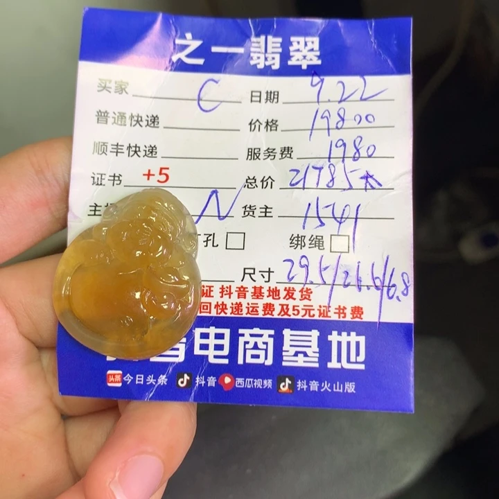 颈饰未镶嵌翡翠C****y