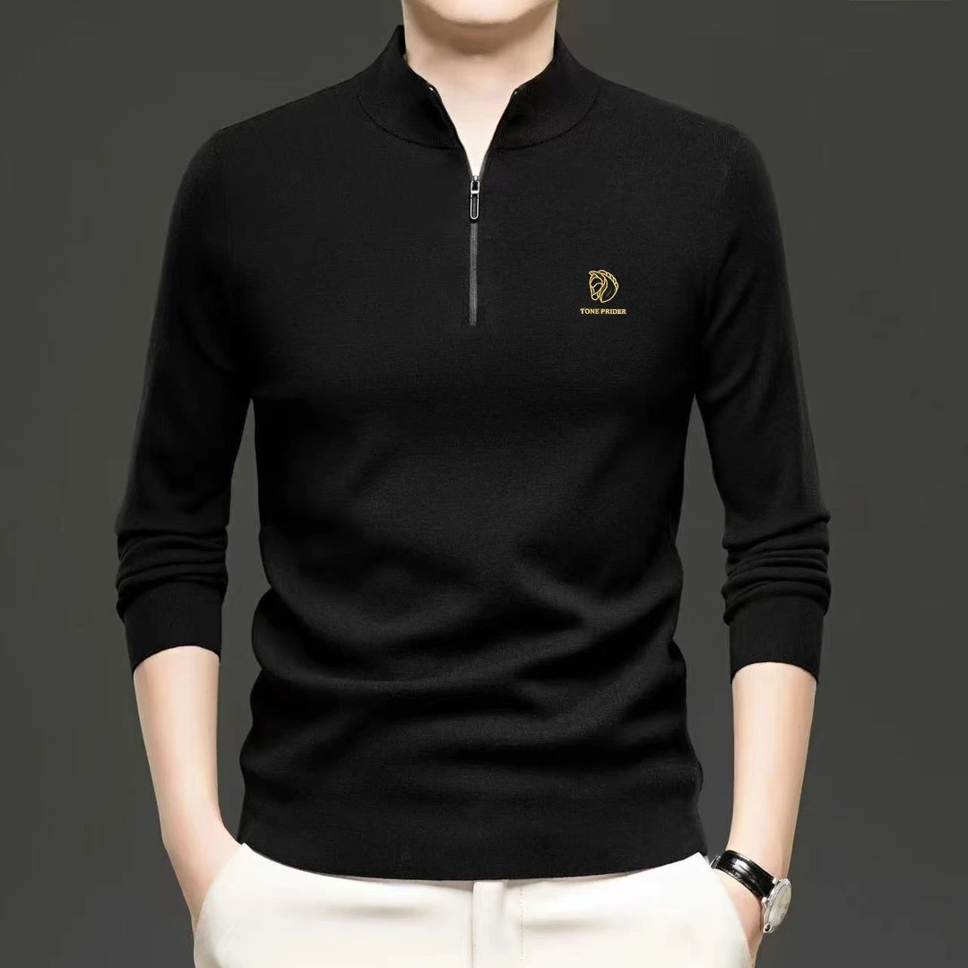 男士秋冬时尚伊力特拉链款长袖78526