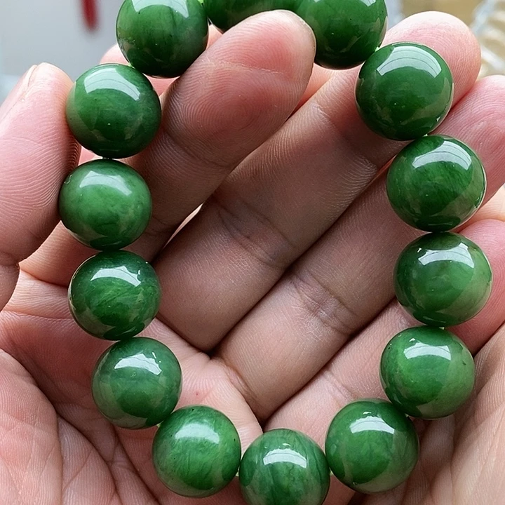 【闪购商品】未镶嵌手串和田玉16碧玉