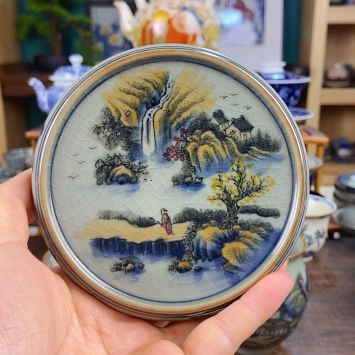 瓷片手工制作工艺精湛等特点为