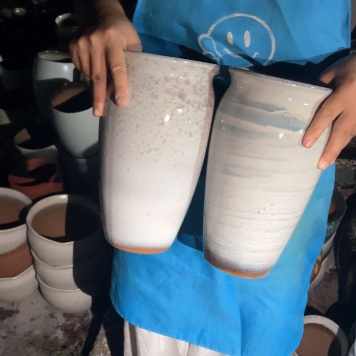 紫砂花盆口14高27正品正品