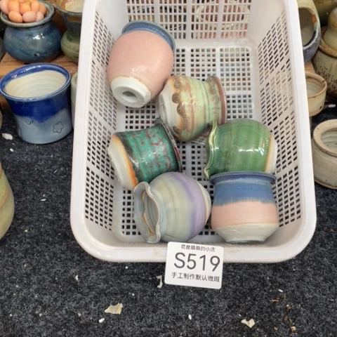 紫砂花盆微瑕519口径3.5左右