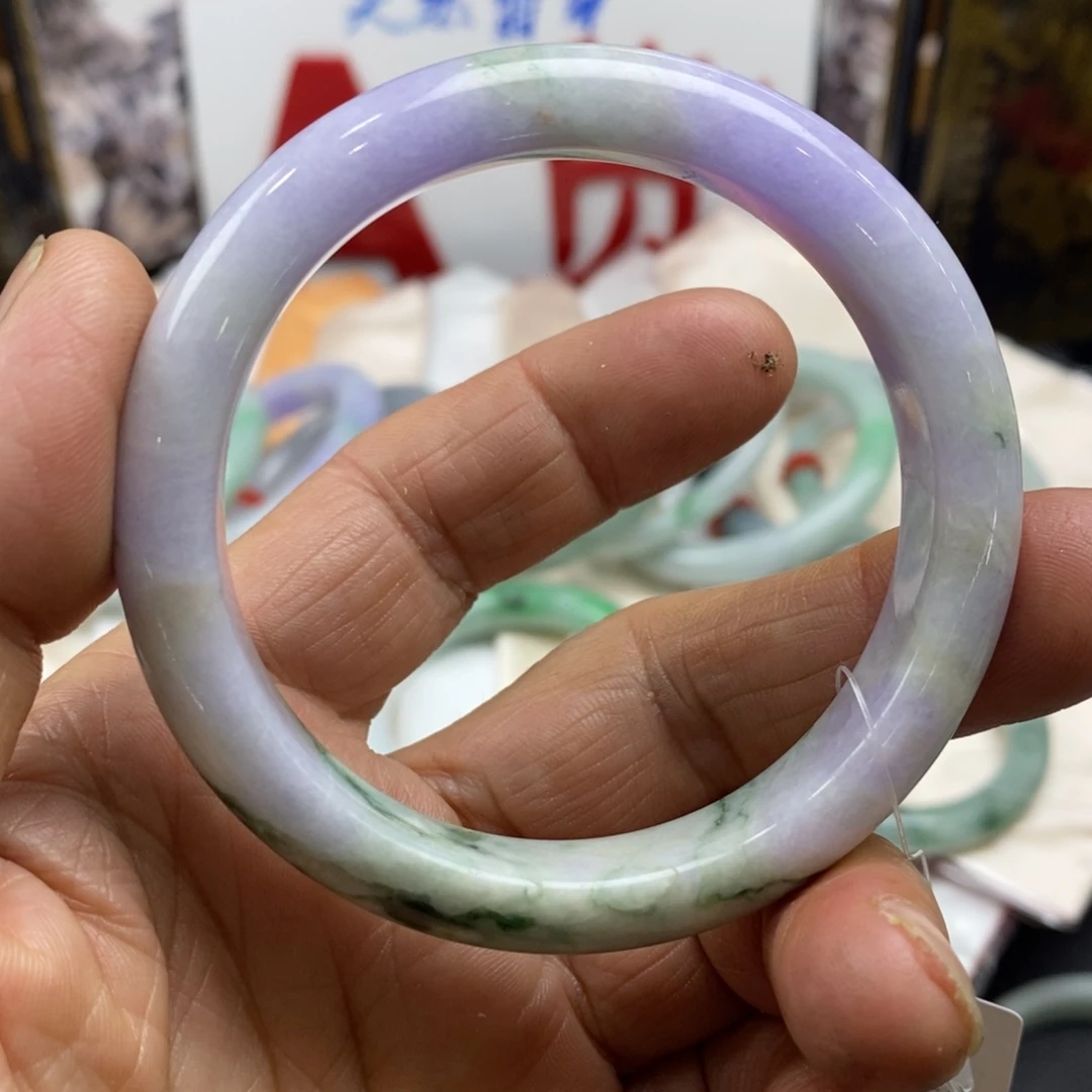 翡翠未镶嵌手镯翡翠手镯57、卡11