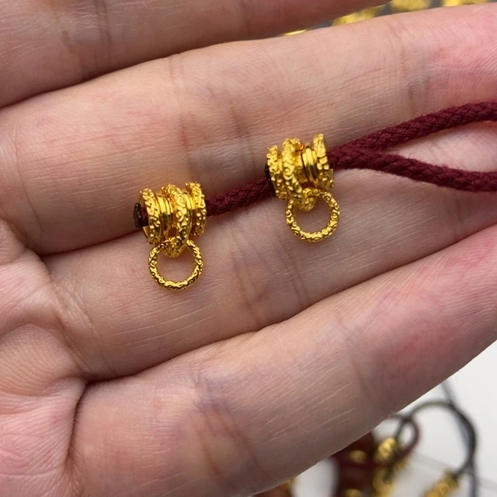 泽***郴足银玻璃唐草双环轴