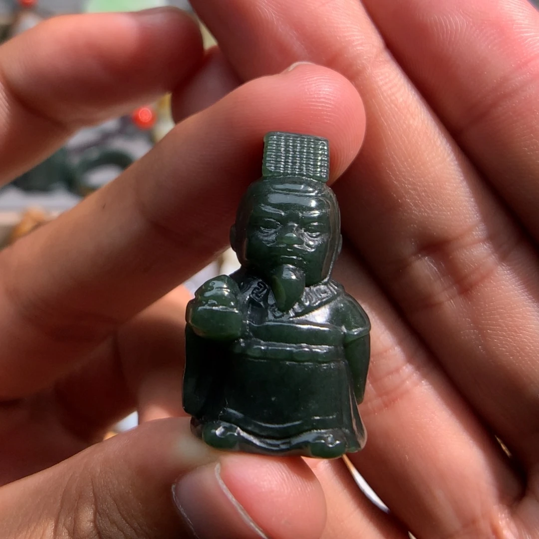 和田玉颈饰未镶嵌月*美