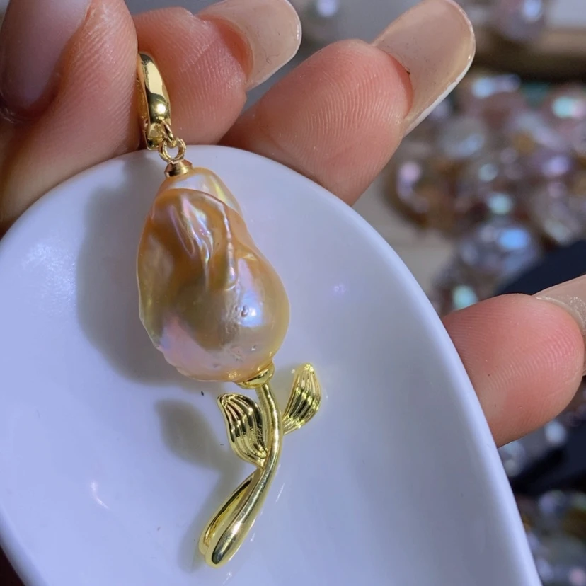 【闪购商品】淡水珍珠天然珍珠（微瑕）随机合金