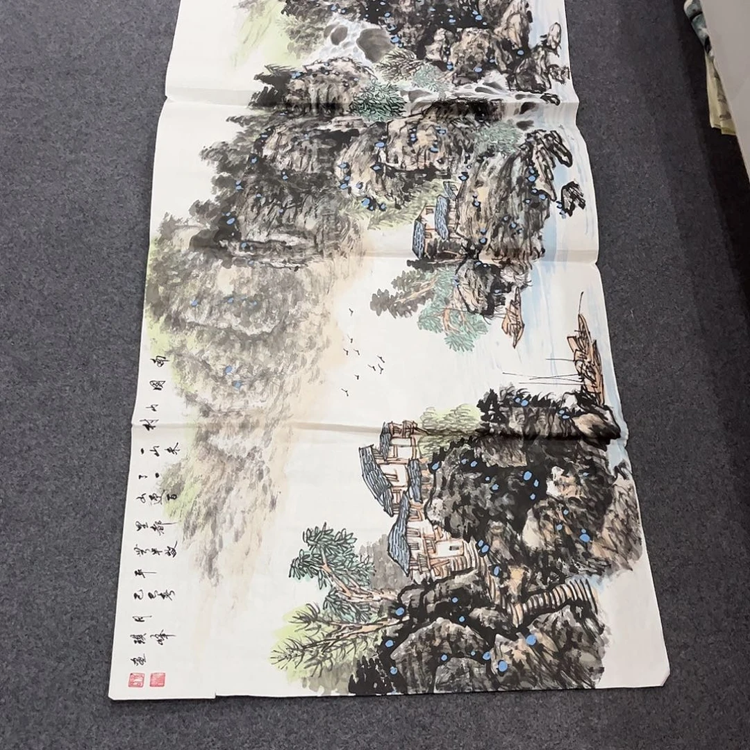 国画DT手绘单幅任发