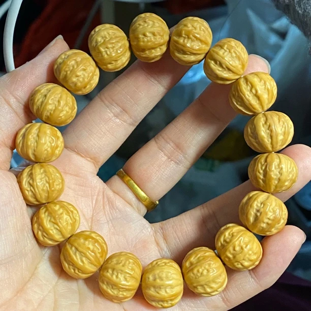 约15mm微黑点猴头京八棱手串颗共10楞泛指京八楞多样式发其一