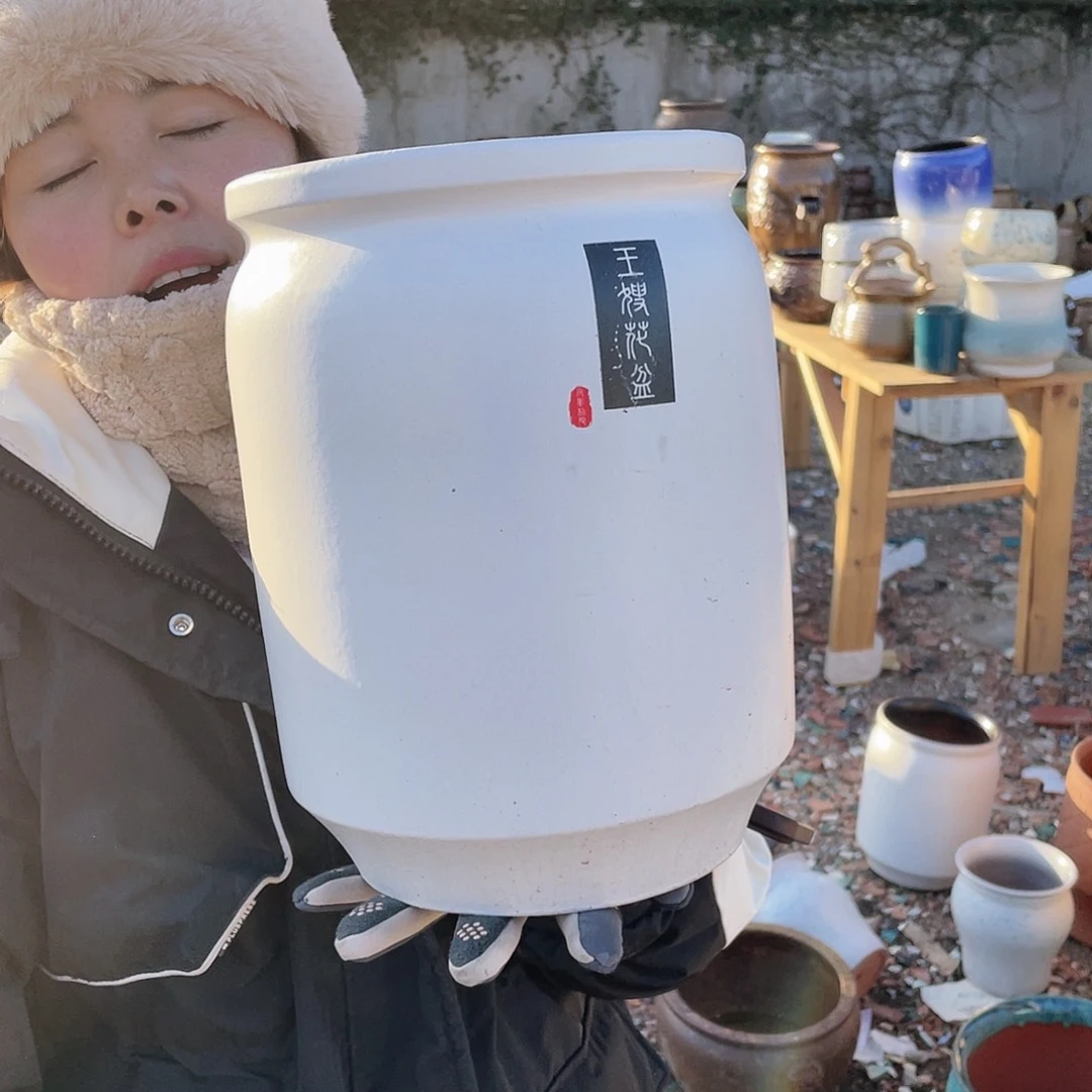 红陶王嫂花盆0127-29