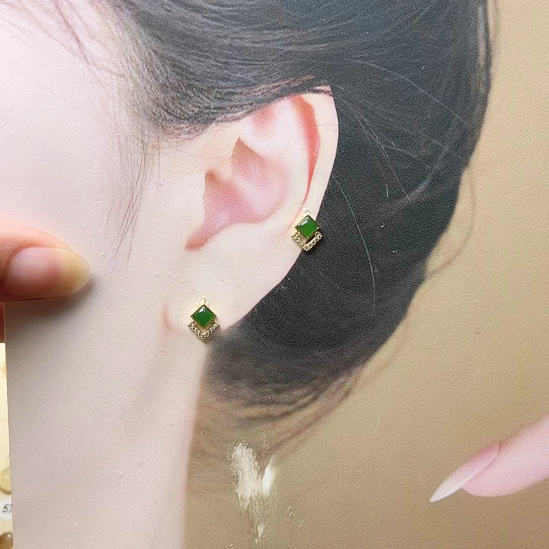 手链银S925镶嵌和田玉