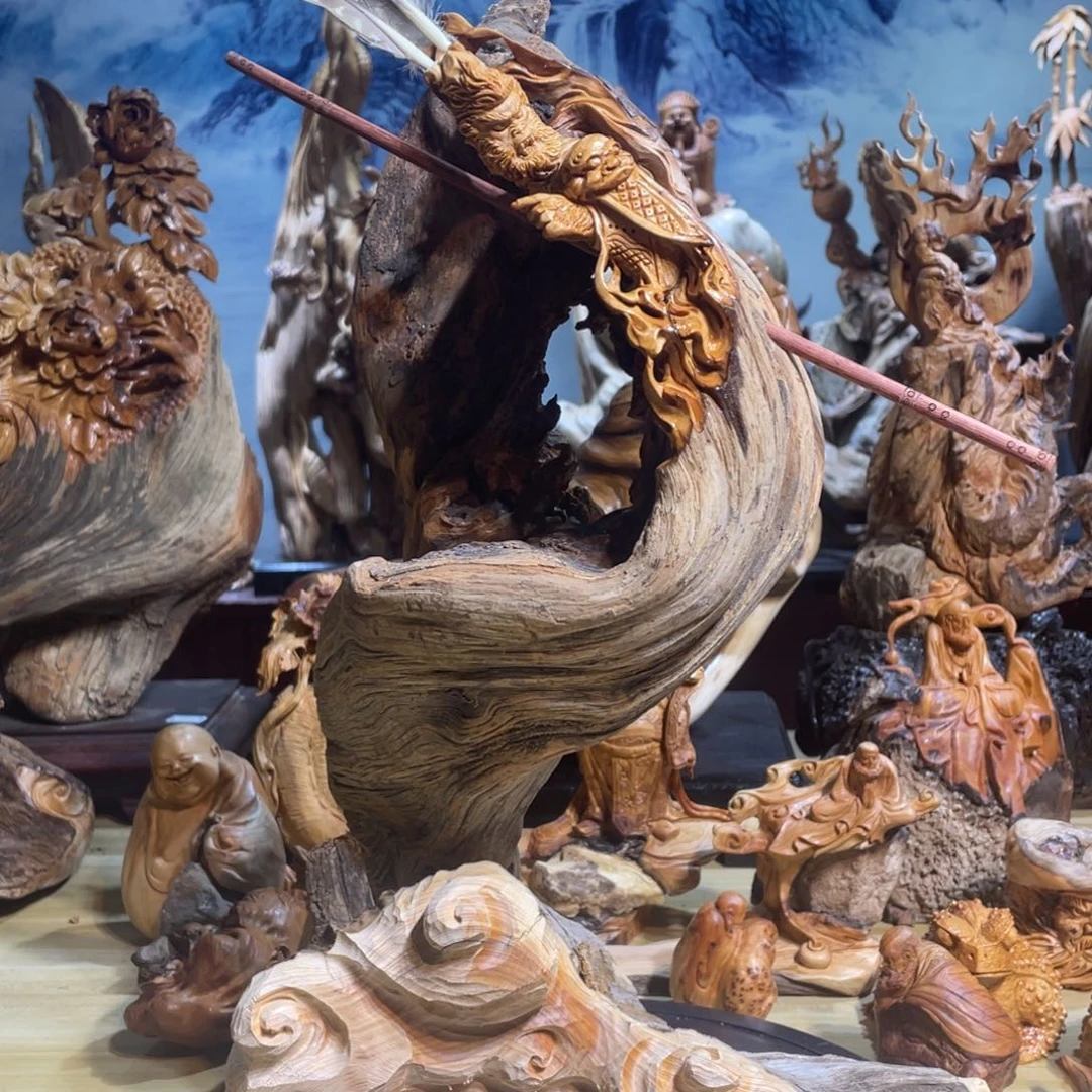 柏木太行崖柏工艺品