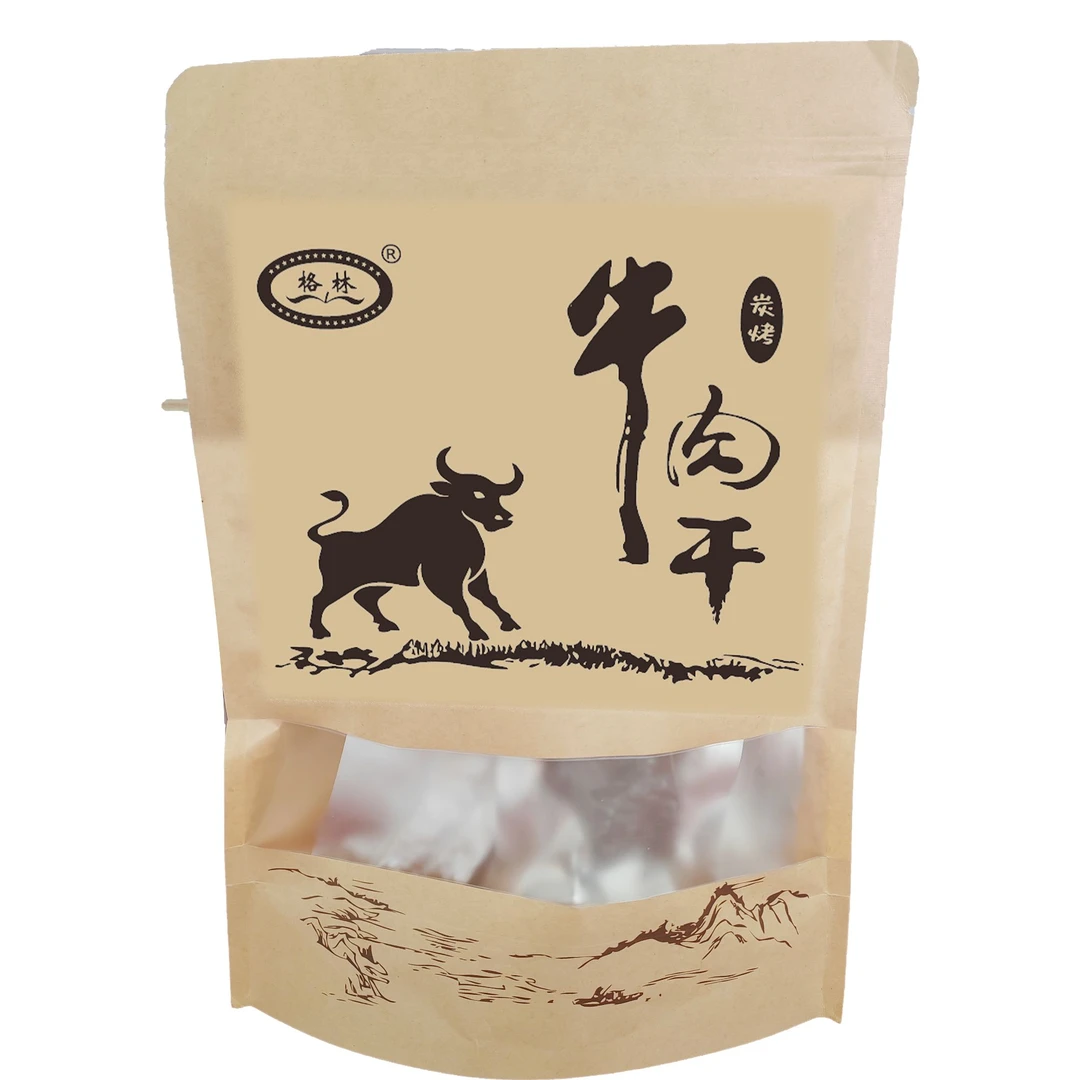 牛肉干片150克独立包装炭烤原味