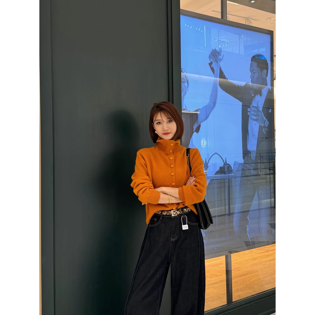 高领毛衣打底上衣872