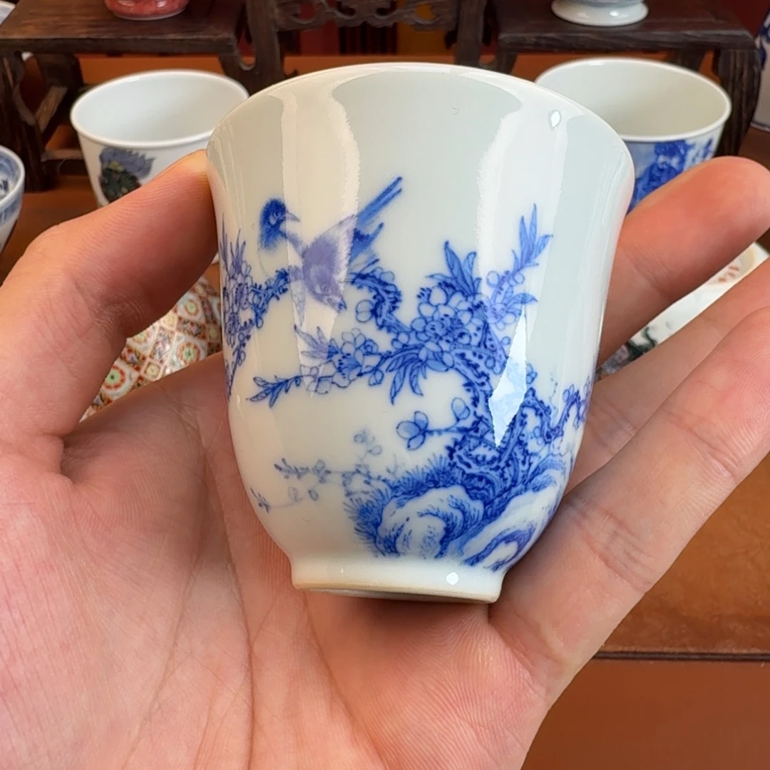 摆件景德镇瓷器手工手绘