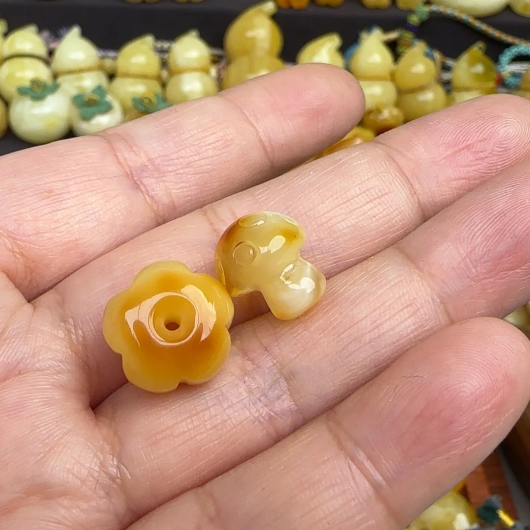 琥珀吊坠(不含链)未镶嵌蜜蜡配件