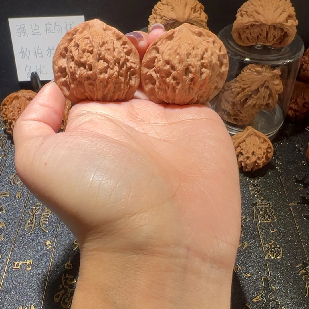 吊坠文玩核桃崔凯41手把件36