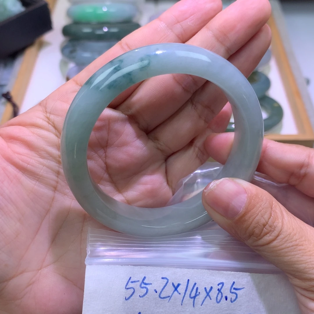 未镶嵌定制翡翠手镯55