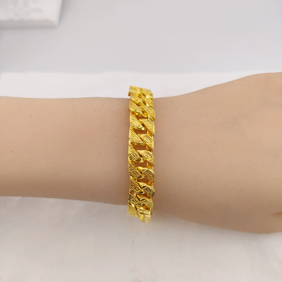 足银手链 古纹手链 时尚精美精致气质百搭潮流