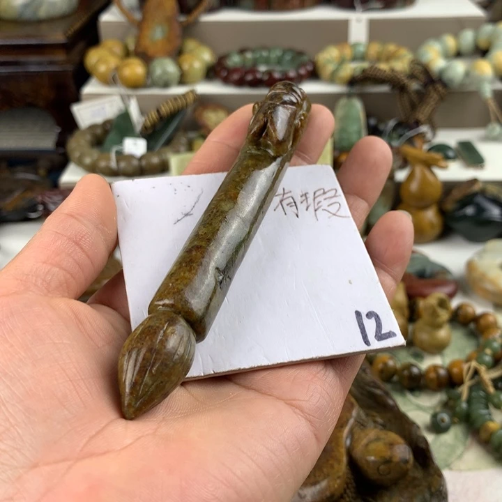 岫岩河磨玉（透闪石质玉）未镶嵌珠宝奇石