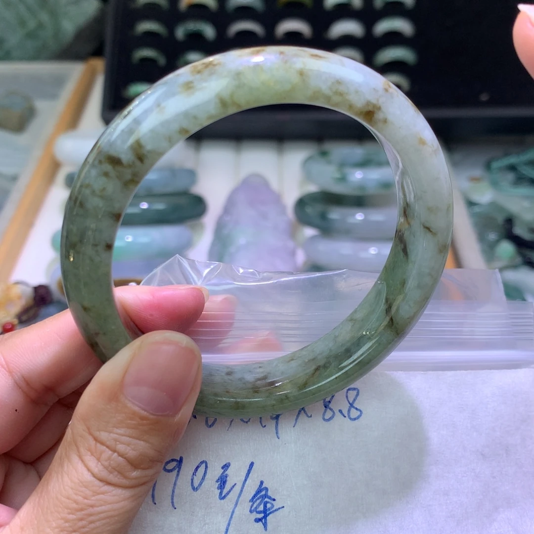 未镶嵌定制翡翠手镯58.8