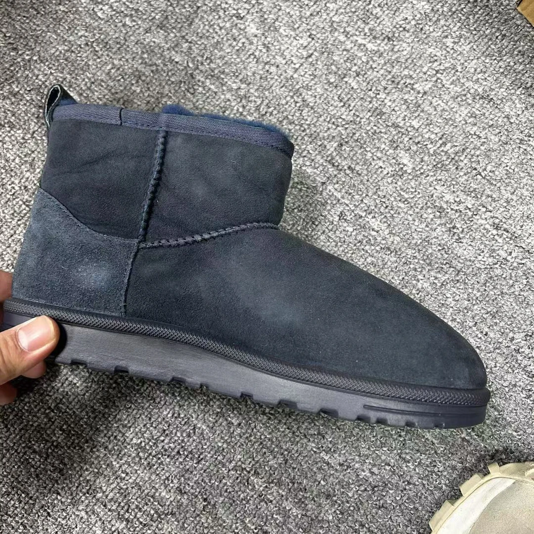 上新款时尚百搭出街撞色休闲雪地靴 F643