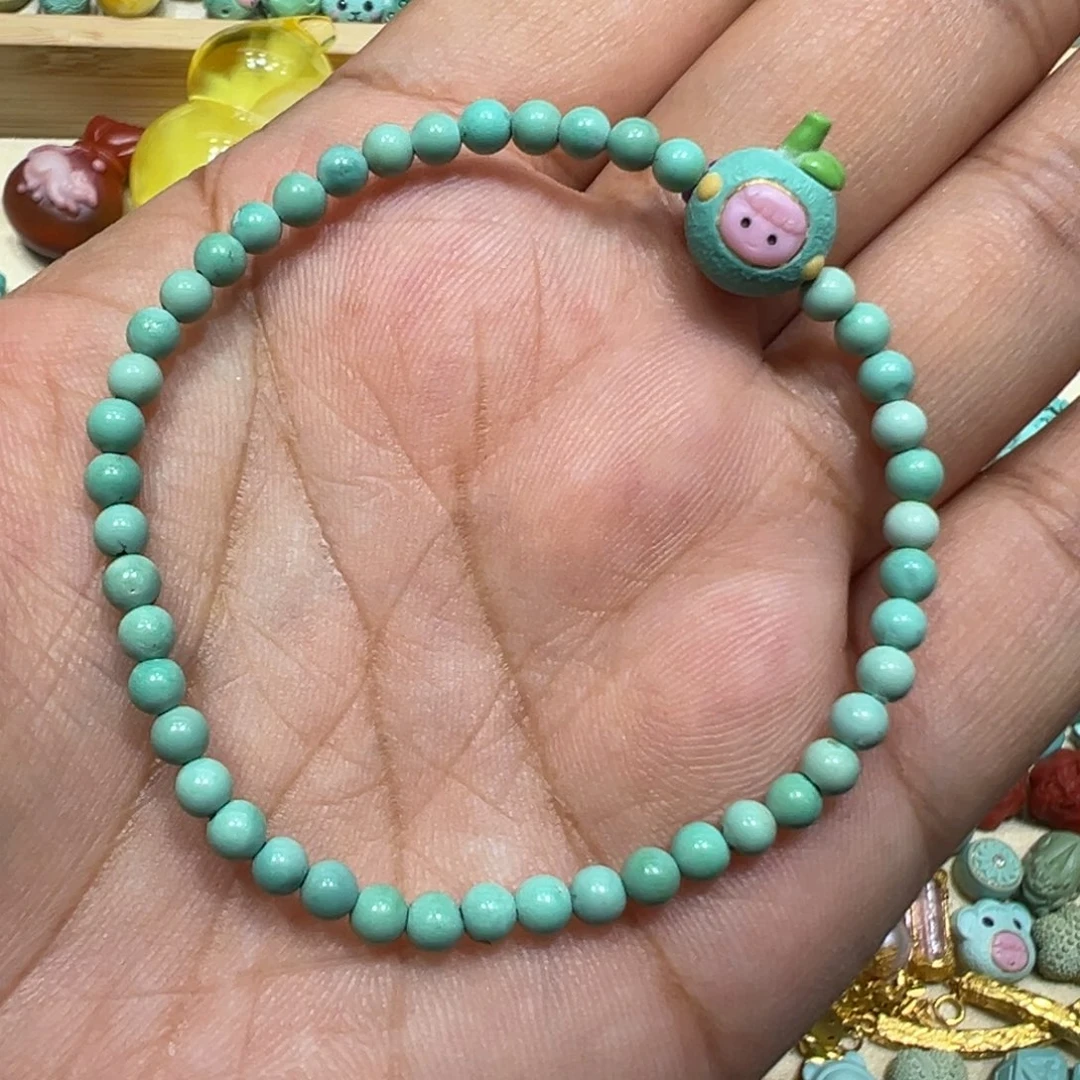 绿松石未镶嵌手链