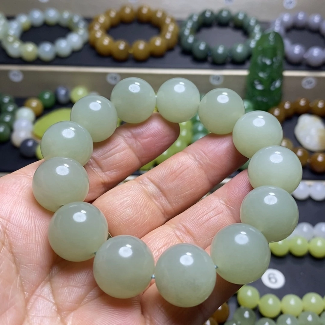 和田玉手串未镶嵌