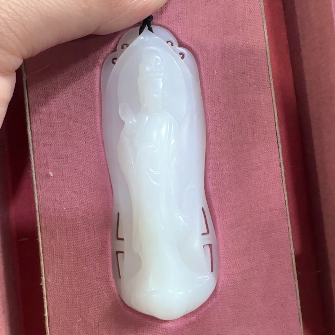 ****）和田玉未镶嵌挂件